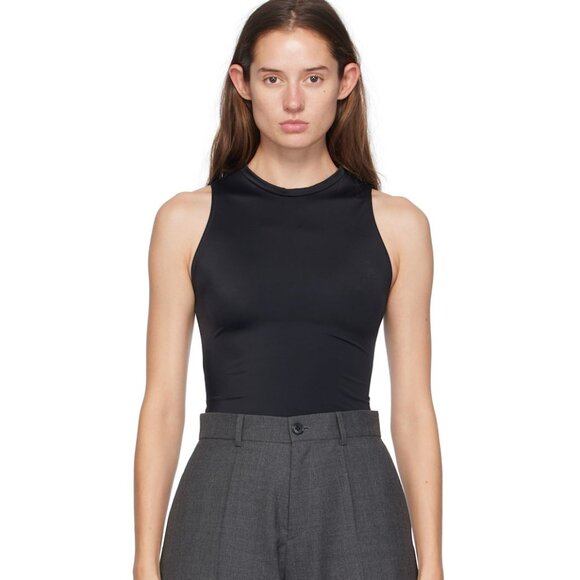 Marie Adam-Leenaerdt Black 'Swim' Tank Top Stretch - 36 S/XS - BNWT - $220 - Picture 3 of 4